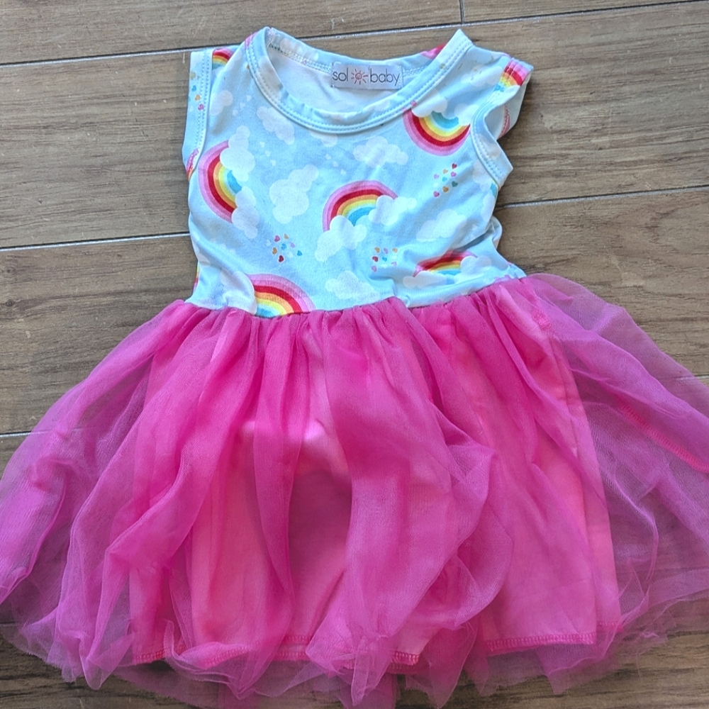 Sol Baby Tutu pink dress